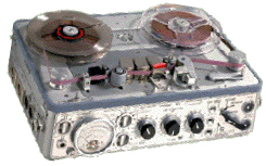 Photo of the Nagra  reel tape recorder provided to the Museum of Magnetic Sound Recording by Roger Wilmut, BBC engineer from 1960